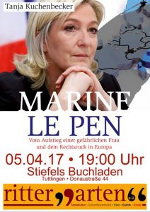 Marine Le Pen - Tochter des Teufels @ Stiefels Buchladen | Tuttlingen | Baden-Württemberg | Deutschland