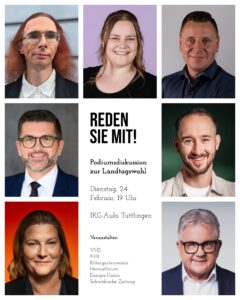 Podiumsdiskussion zur LTW BaWü 2026 @ IKG-Aula